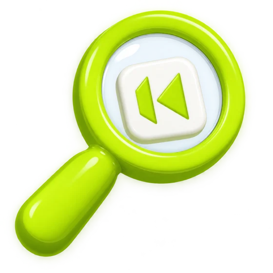 A magnifying glass over the KOL.fun mark
